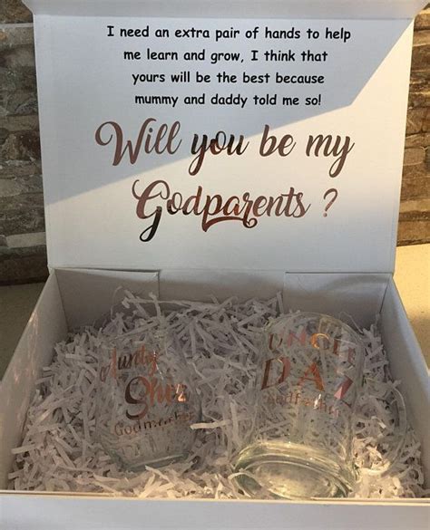 cute ways to ask people to be godparents